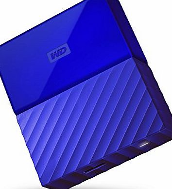 WD 2 TB My Passport Portable External Hard Drive, USB 3.0, WDBYFT0020BBL-WESN - Blue