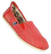 We Are Saints Liono Washed Out Red Espadrilles