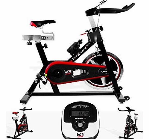 Aerobic Training Cycle Exercise Bike Fitness Cardio Workout Home Cycling Racing Machine - Black