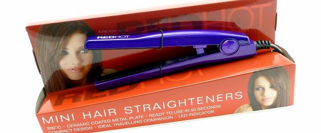 We Search You Save Mini Hair Straighteners - Perfect Travelling Companion (Pack of 1, Purple)