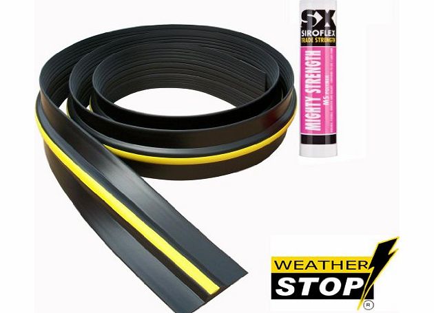 Weather Stop 73`` x 15mm (High) Garage Door Threshold Seal Kit