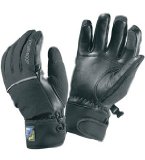 WEATHERBEETA Sealskinz Unisex Riding Gloves, Black, Medium