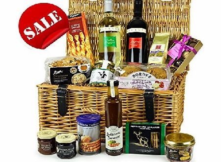 Web Hampers THE TOTTERTON FOOD HAMPER - handwoven willow hamper packed with delicious products for a great gift. Food Hampers by Web Hampers.