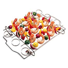 Includes six skewers 47cm charcoal grills or larger and all weber gas grills.