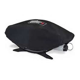 The Weber Q 200 Vinyl Cover is a full length vinyl cover that keeps your barbeque clean and protecte