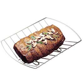 Specially made for the grill our roast holder is an ideal way to cook roasts and turkeys. Set it ins