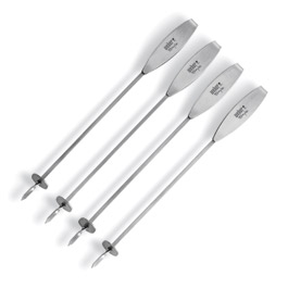 A Set of 4 Weber Stainless Steel Barbeque Skewers available from Rawgarden on a next day delivery. C