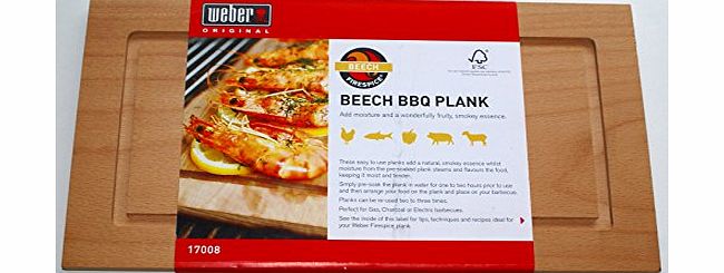 Weber Beech BBQ Grill Kitchen Wooden Serving Firespice Plank Patio Dinner Party