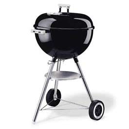 One Touch Silver Charcoal Barbecue