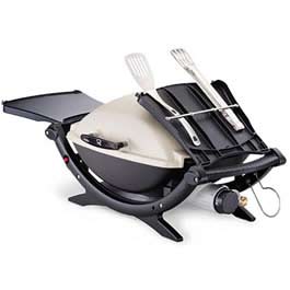 Weber Q Portable Barbecue Stainless Steel Tool set. Durable stainless steel tools with handles that 