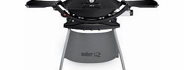 Weber Q220 Barbecue - Portable Barbecue With Stand - Gas - Black Line