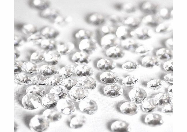Wedding Bliss 5000 CLEAR WEDDING TABLE DIAMONDS CONFETTI SCATTER CRYSTALS - HIGH QUALITY - FOR 6 TO 8 TABLES by We