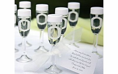 Wedding Bubbles 72 Champagne Glass Bubble Wedding Favours- NEW