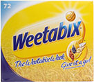 Weetabix Cereal (72x18g) Cheapest in Ocado