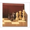 weighted Wooden Staunton Chessmen - Size 4