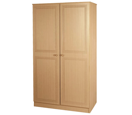Welcome Furniture Eske Wide 2 Door Wardrobe in Beech