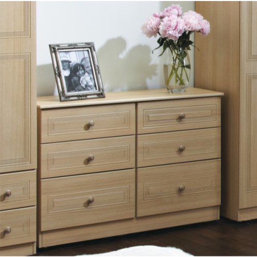 Welcome Furniture Eske Wide 6 Drawer Chest in