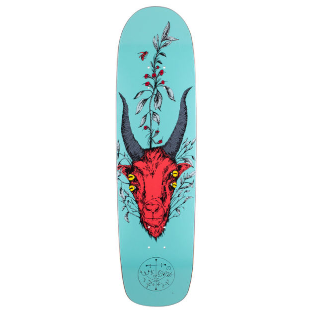 Welcome Goathead - Waxing Moon Skateboard Deck -