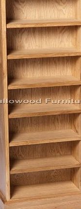 Wellington Oak New Oak CD Storage Rack Tower Stand
