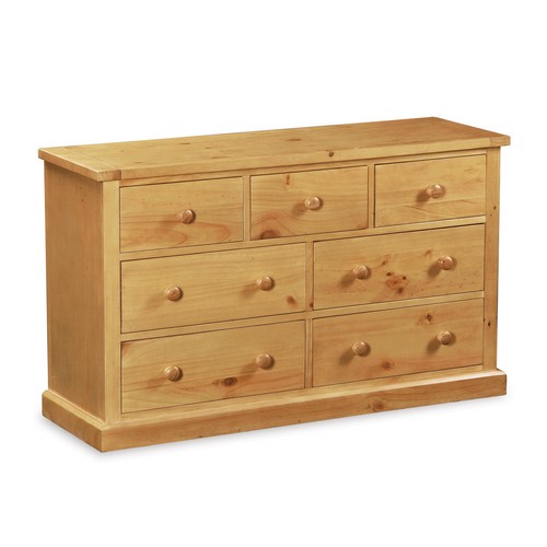 Wellington Pine Wide 3 4 Drawer Chest 590.039