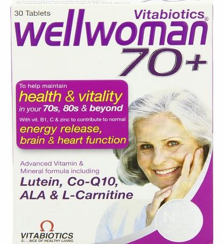 Wellwoman Tablets 70 Plus - Pack of 30 Tablets