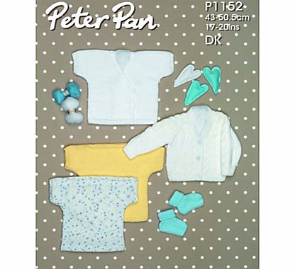 Wendy Peter Pan DK Baby Knitting Leaflet, 1152