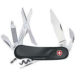 Wenger EVO 14 SOFT TOUCH BLACK SWISS ARMY KNIFE