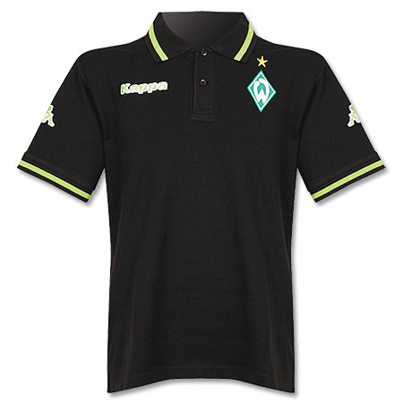 Werder Bremen Kappa 07-08 Werder Bremen Polo shirt (black)