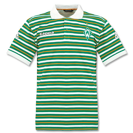 Werder Bremen Kappa 07-08 Werder Bremen Polo shirt (striped)