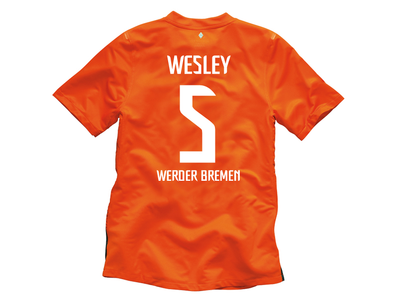 Werder Bremen Nike 2011-12 Werder Bremen Nike Away Shirt (Wesley 5)