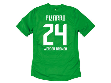 Werder Bremen Nike 2011-12 Werder Bremen Nike Home Shirt (Pizarro 24)