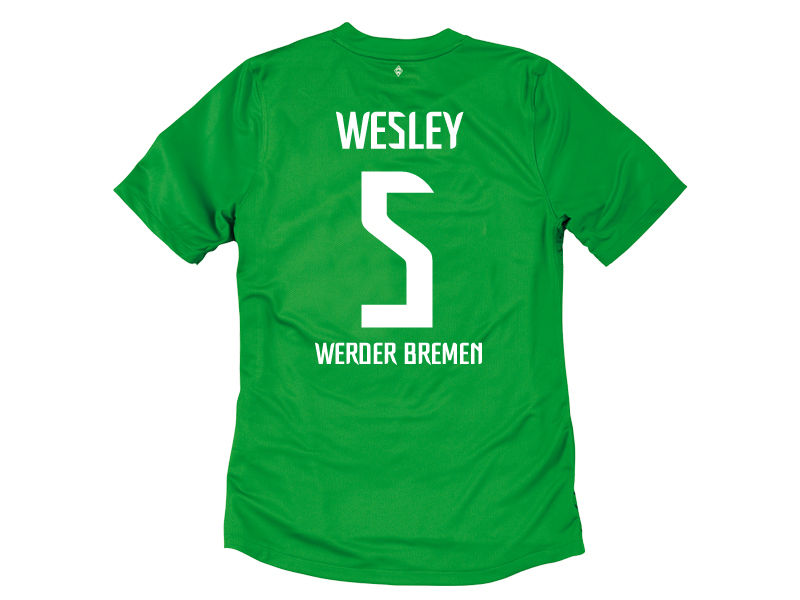 Werder Bremen Nike 2011-12 Werder Bremen Nike Home Shirt (Wesley 5)