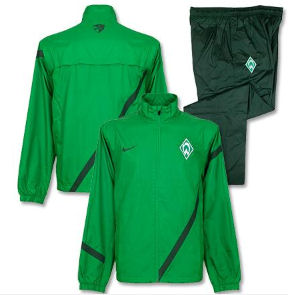 Nike 2011-12 Werder Bremen Nike Woven Tracksuit (Green)