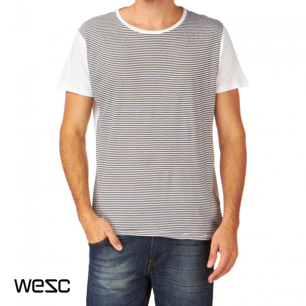 Mens Wesc Lewie T-Shirt - White
