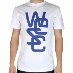 Mens Wesc Overlay Soft T-shirt White