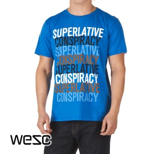 T-Shirts - Wesc SC Times 4 T-Shirt - Blue