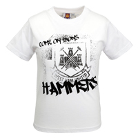Ham United Hammers T-Shirt - White - Kids.