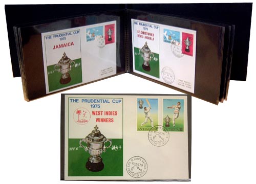 Indies and#8211; World Cup 1975 - Collection of First Day Covers
