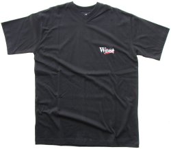 West V Neck T-Shirt (Black)