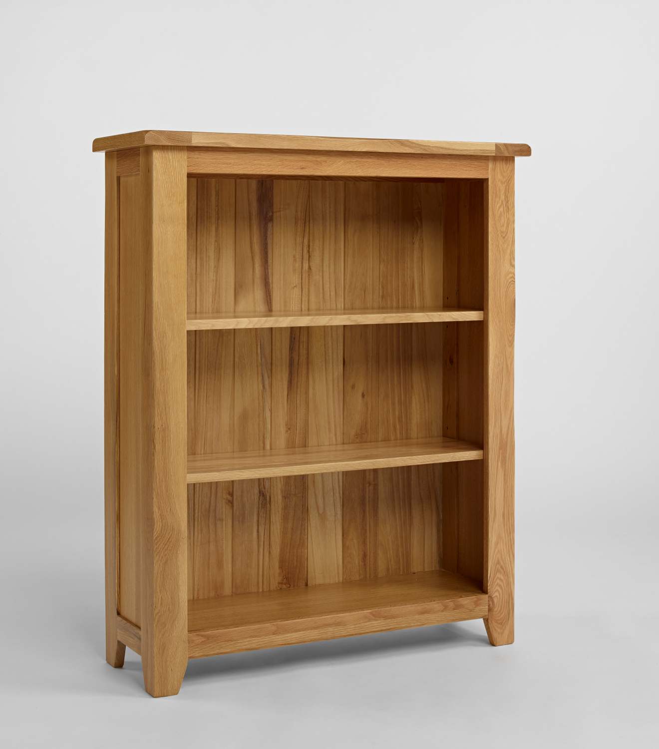 Reclaimed Oak Low Bookcase