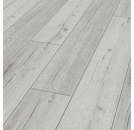 Westco KT12D3181 12mm Rip Oak Laminate Contract Flooring Plank - White