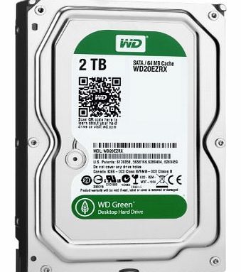 WD 2TB 6Gbps SATA III Hard Disk Drive - Green