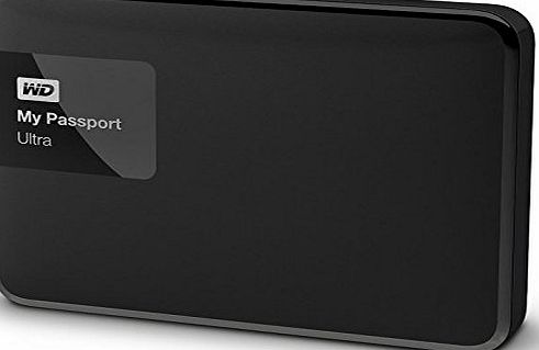 Western Digital WD 2TB Black My Passport Ultra Portable External Hard Drive - USB 3.0 - WDBBKD0020BBK-EESN