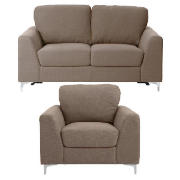 Large Sofa & Armchair, Mink