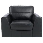 Westport Leather Armchair, Black