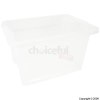 Storage Box and Lid Crytal Clear 24Ltr
