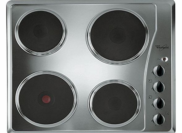 AKM330/IX/01 Built-In Solid Plate Hob, Stainless Steel