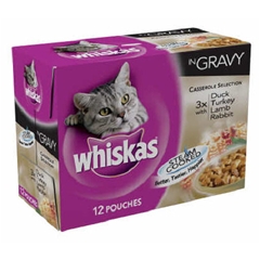 Adult Pouch Casserole Select in Gravy Cat Food 100gm 12 Pack