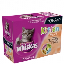 Kitten Cat Food Pouch In Gravy 100G X 12
