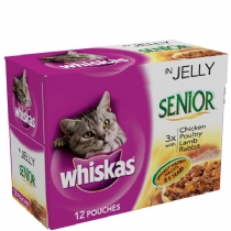 Senior Cat Food Pouches In Jelly 100G X